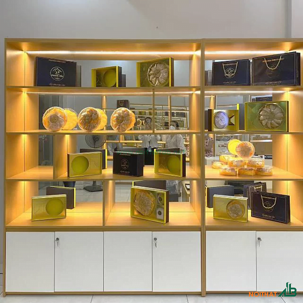 mẫu tủ trưng bày yến sào đẹp