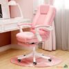 Ghế gaming nữ màu hồng GM001