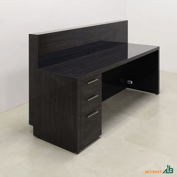 Quầy lễ tân 1m6 đèn xanh QLT046-1