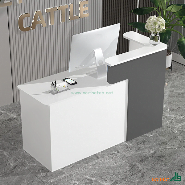 Quầy lễ tân chữ L 1m4 QL005