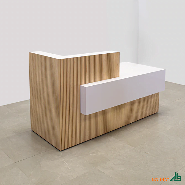 Quầy lễ tân chữ L QL016