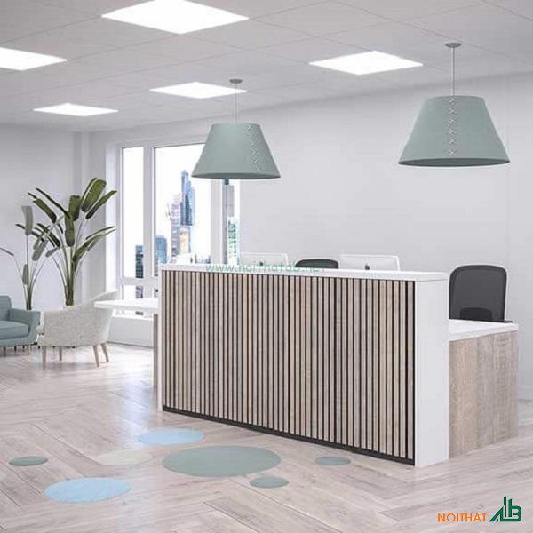 Quầy lễ tân luxuryAB QLT010