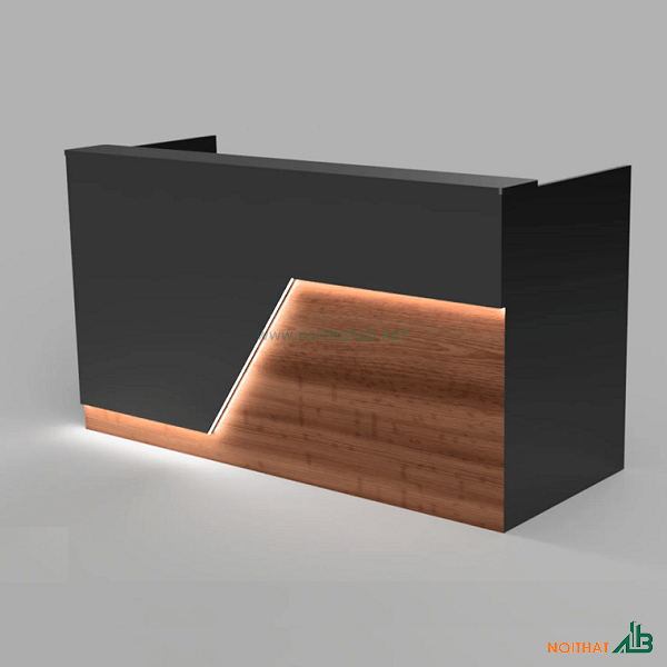 Quầy lễ tân luxuryAB QLT009