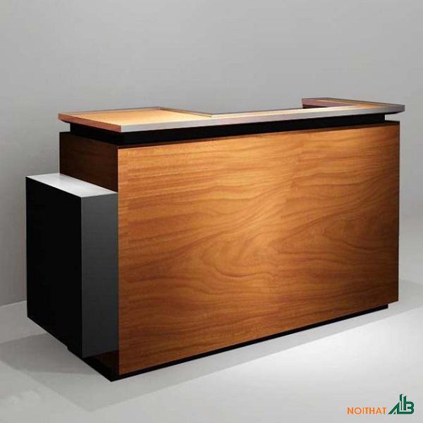 Quầy thu ngân 1m6 vân gỗ QTN004