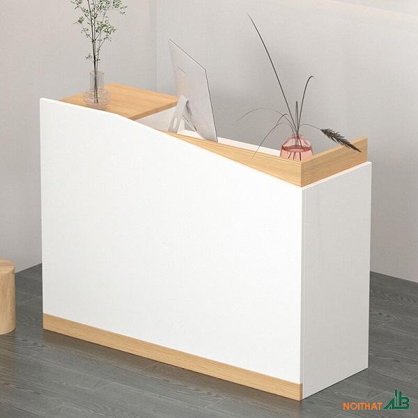 Quầy thu ngân chữ U 1m4 QTN013-1