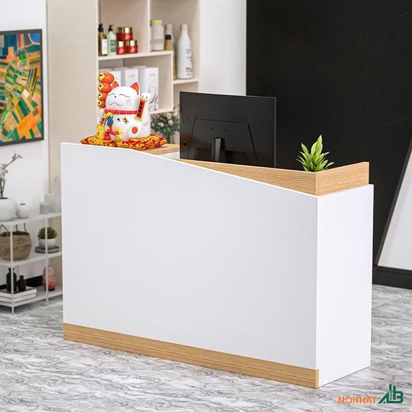 Quầy thu ngân chữ U 1m4 QTN013