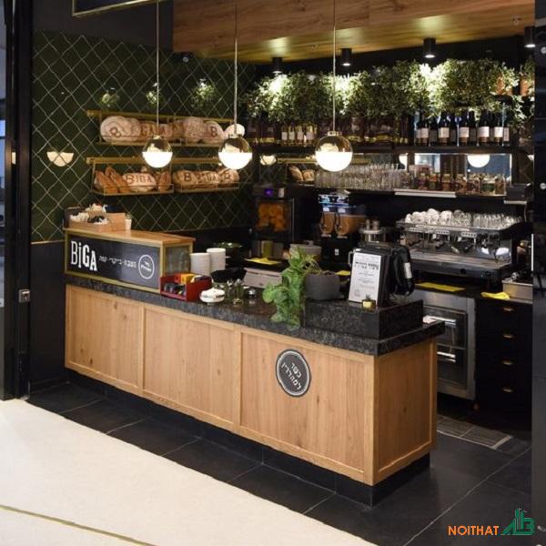 Quầy bar vân gỗ 2m QB001