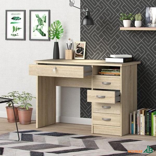 Bàn làm việc 5 ngăn kéo BLV012
