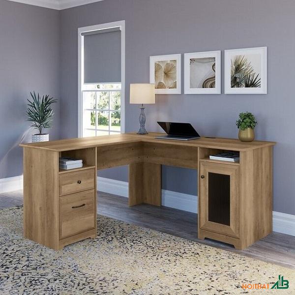 Bàn làm việc cao cấp chữ L BLV010
