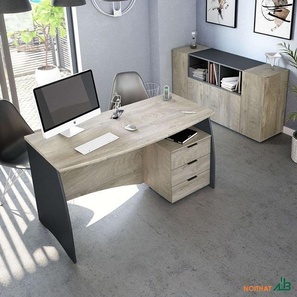 Bàn làm việc kèm cabin rời BLV004