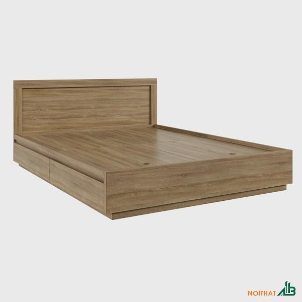 Giường ngủ gỗ MDF 4 hộc tủ GN018
