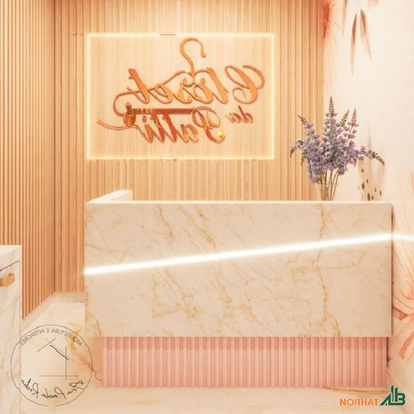 Quầy lễ tân shop thời trang QLT057