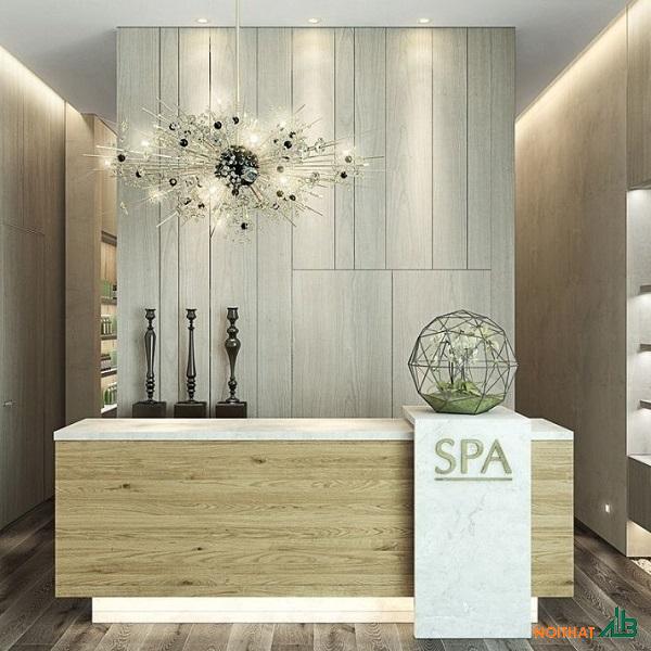 Quầy lễ tân spa QS017