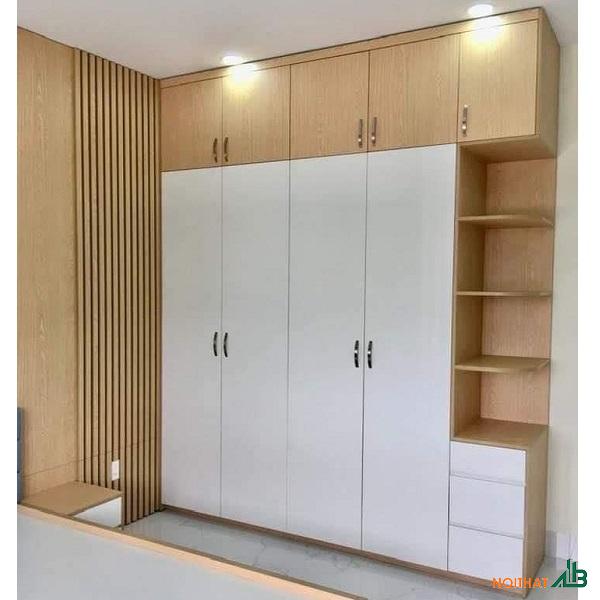 Tủ quần áo 5 buồng kịch trần TQA022
