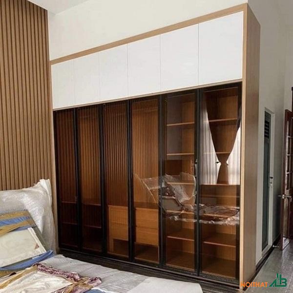 Tủ quần áo cánh kính cao cấp TQA015