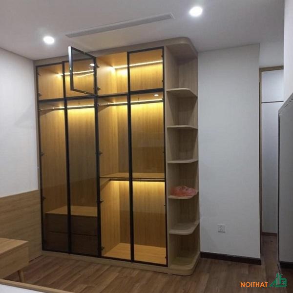 Tủ quần áo cánh kính cao cấp TQA019
