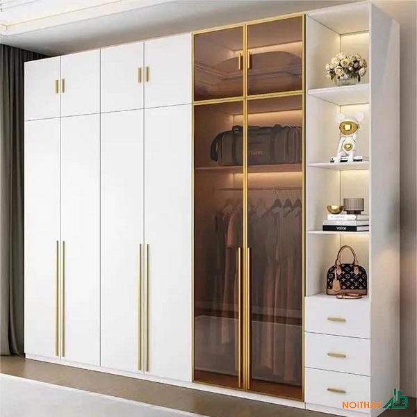 Tủ quần áo cánh kính cao cấp TQA023