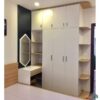 Tủ quần áo kết hợp bàn phấn TQA025