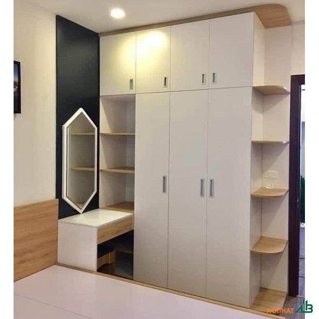Tủ quần áo kết hợp bàn phấn TQA025