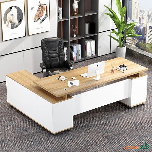 Bàn giám đốc chữ L 1m8 x 1m2 BGD007