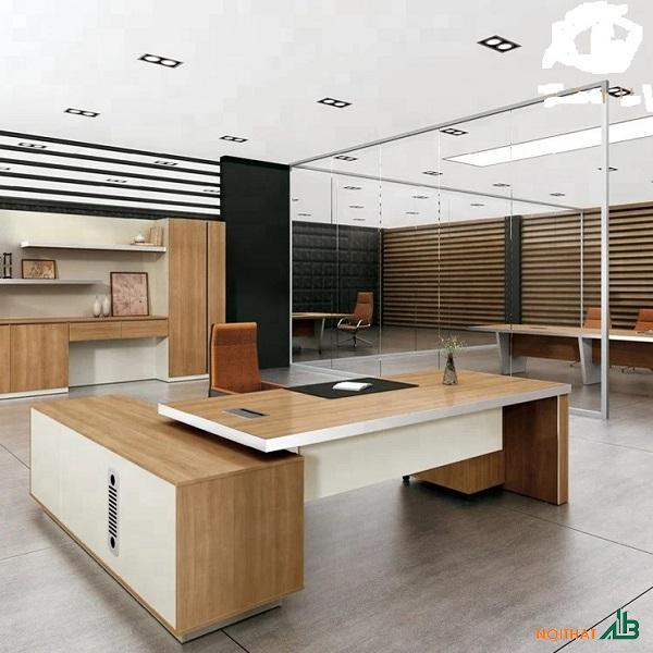 Bàn giám đốc chữ L 2m x 1m8 sang trọng BGD006