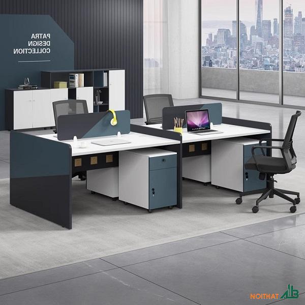 Bàn làm việc cụm 4 BLV015