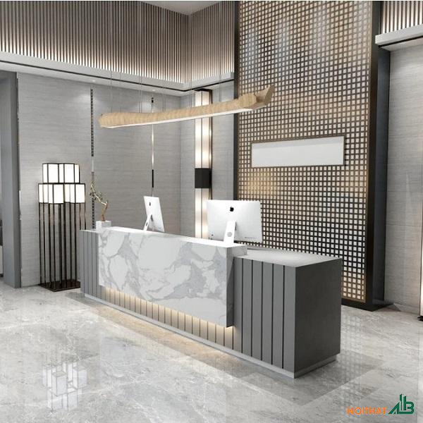 Quầy lễ tân sang trọng QLT063