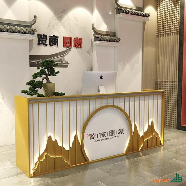 Quầy lễ tân spa phong cách 2m QLT066