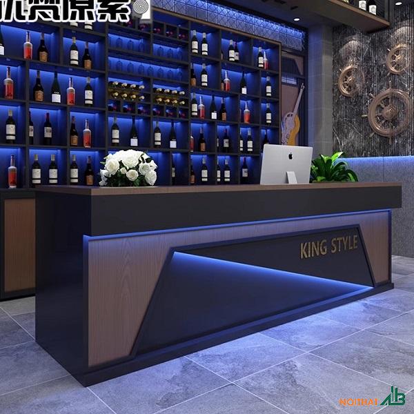 Quầy bar pha chế cao cấp QB021
