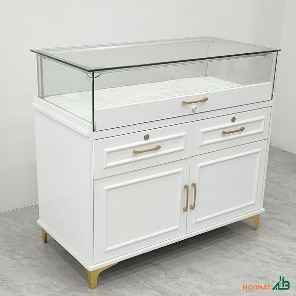 Tủ kính trưng bày cửa mở TTB029