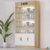Tủ kính trưng bày mỹ phẩm 1m x 2m