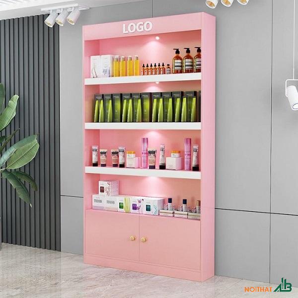 Tủ trưng bày giá rẻ 1m2 x 2m hồng TTB052