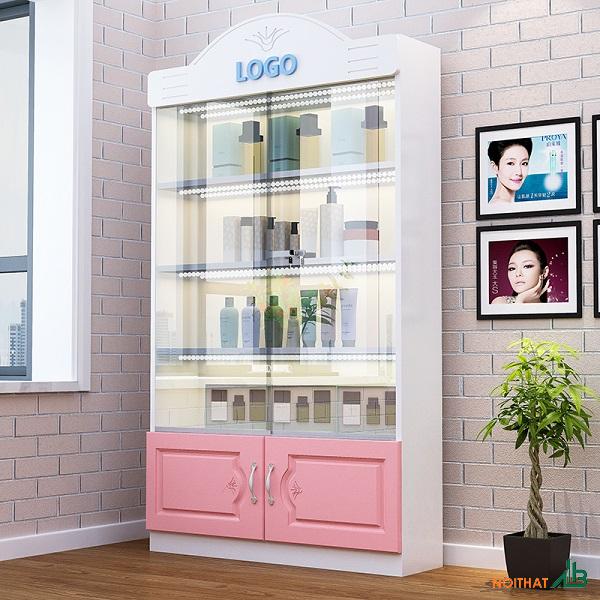 Tủ trưng bày mỹ phẩm 1m2 x 2m cao cấp TTB035