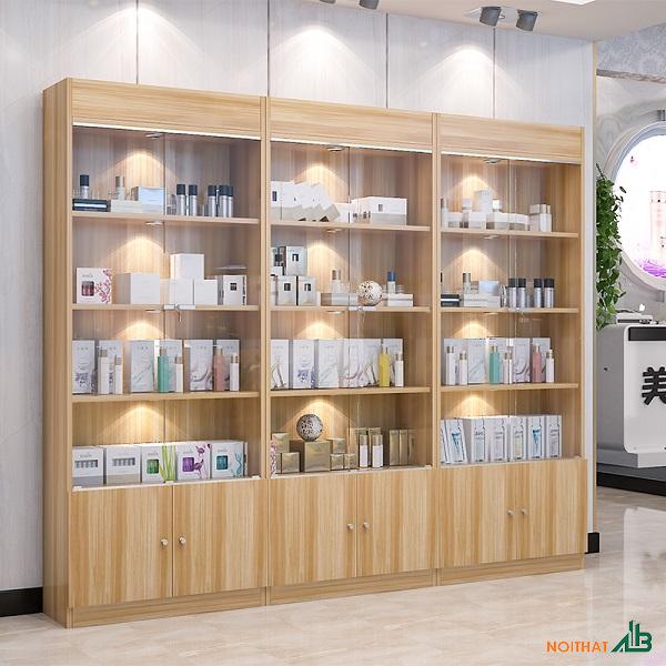 Tủ trưng bày mỹ phẩm 2m4 x 2m TTB048