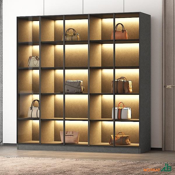 Tủ trưng bày túi xách cánh kính TTB065 - Ảnh 4