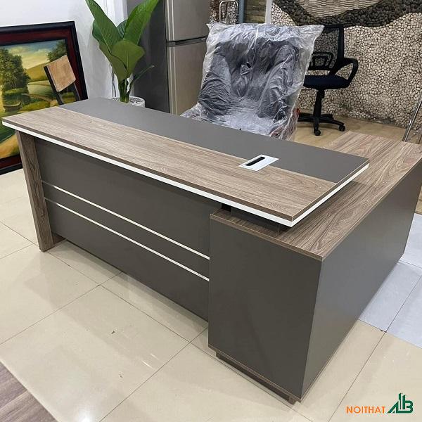 Bàn giám đốc chữ L kèm ghế BGD016