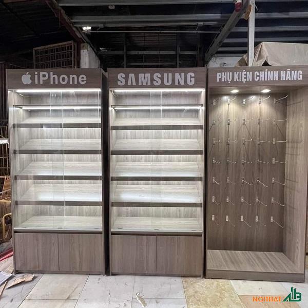 Tủ trưng bày phụ kiện điện thoại