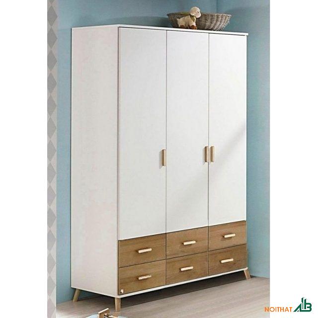 Tủ quần áo 3 buồng 1m2 x 2m TQA040
