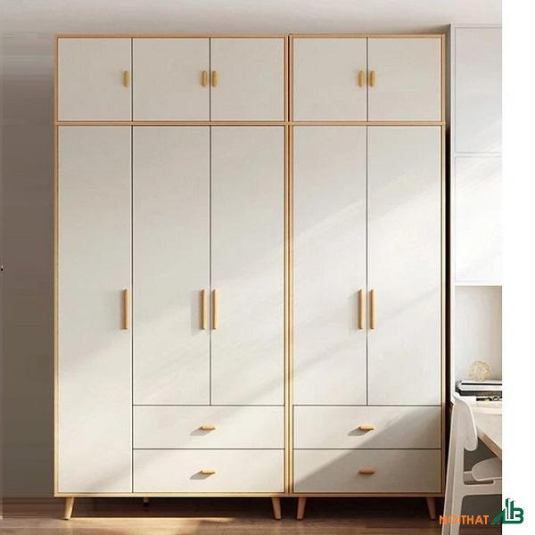 Tủ quần áo cao cấp 2m x 2m4 TQA038