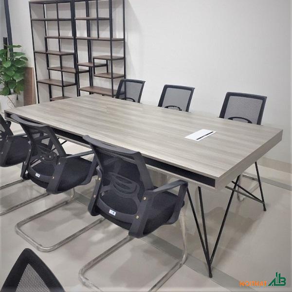 Bàn họp chân sắt cao cấp BH016