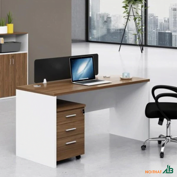 Bàn làm việc kèm cabinet BLV033