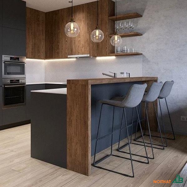 Quầy bar gỗ MDF cao cấp QB074