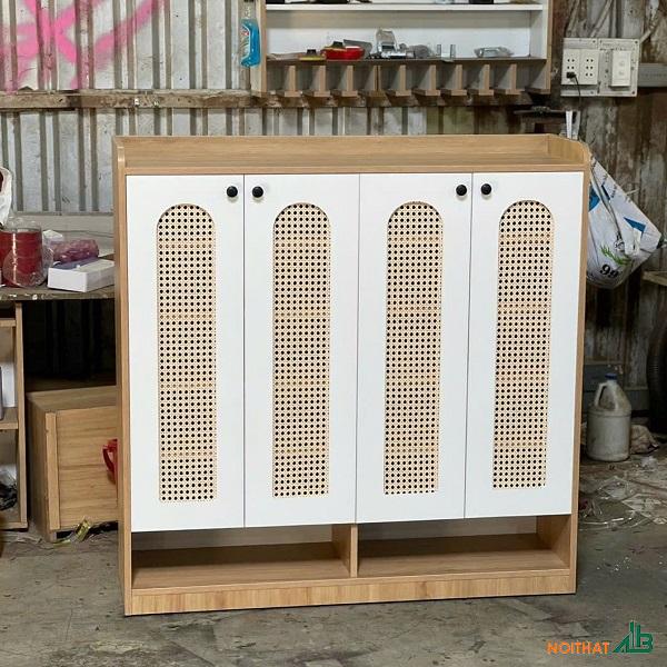 Tủ giày cánh mây 4 cánh TG006