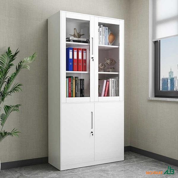 Tủ hồ sơ cánh kính 1m x 2m THS023