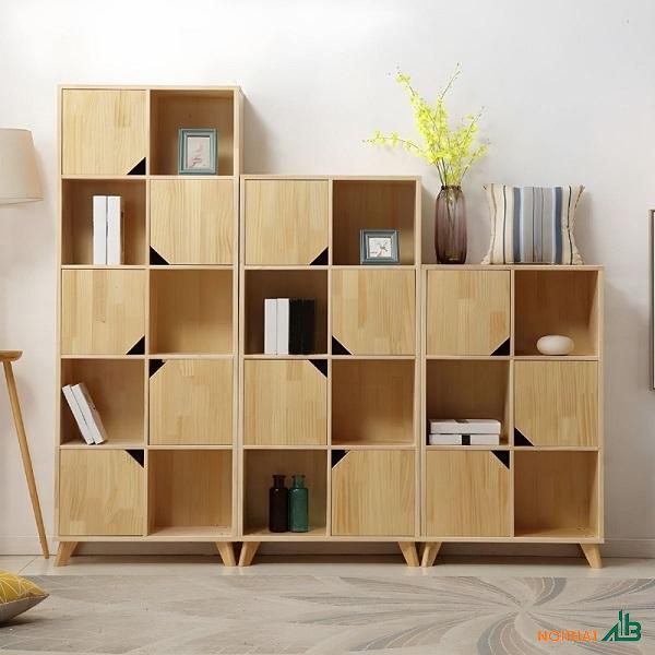 Tủ kệ trang trí văn phòng THS040