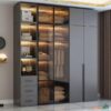 Tủ quần áo cánh kính cao cấp TQA056