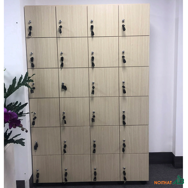 Tủ locker gỗ 24 ngăn