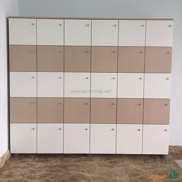 Tủ locker gỗ 30 ngăn