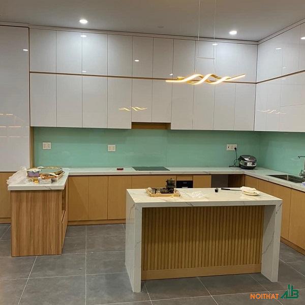 Bộ tủ bếp chữ U cao cấp TB020