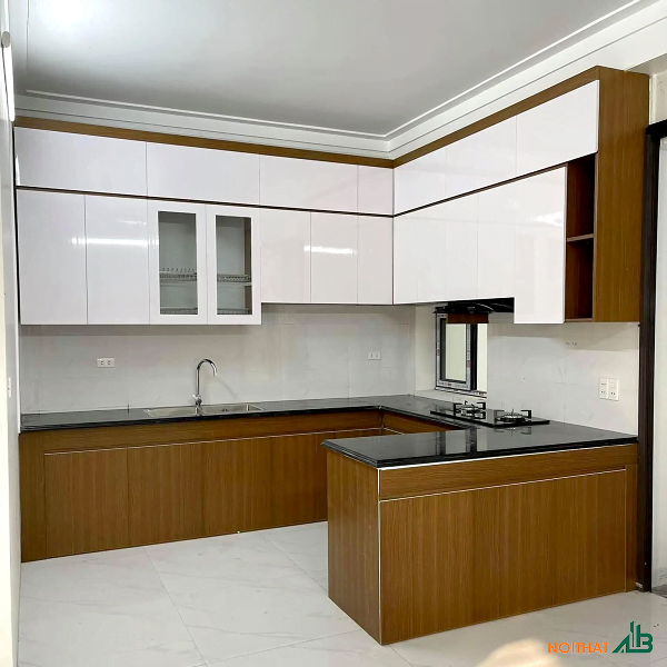 Bộ tủ bếp chữ U giá rẻ TB031
